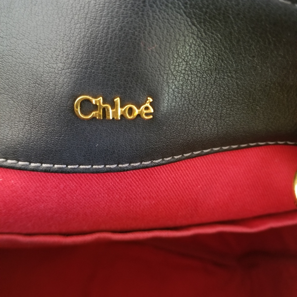 Sale!! Chloe black  eden big like new tote bag - Picture 8 of 16